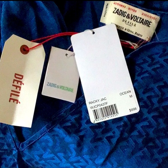 ZADIG & VOLTAIRE Racky Dress in Ocean Blue - Picture 11 of 14